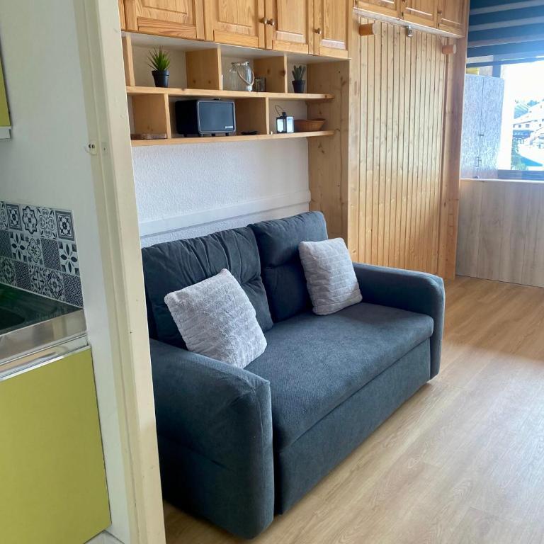 Studio Cabine Chaleureux 4 Personnes Pied des Pistes Pyrénées 2000 - Appartement avec Vue sur la Montagne - 11