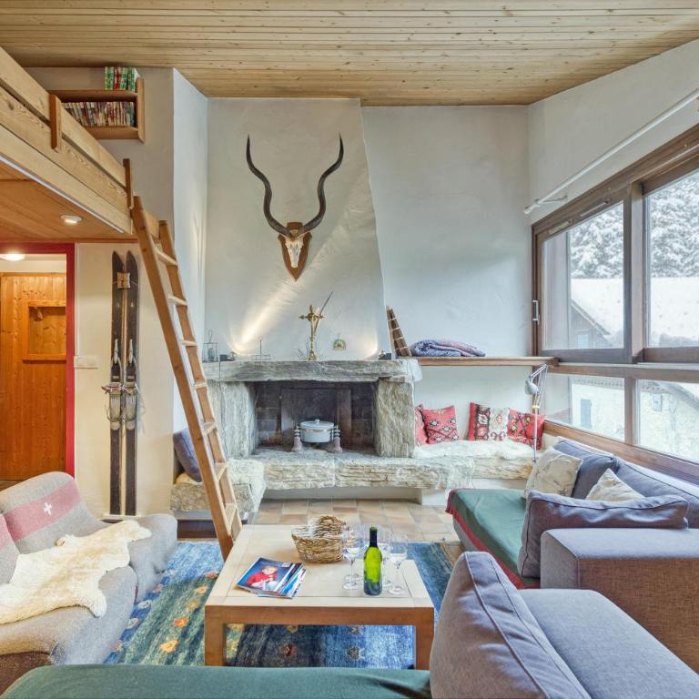 Appartement Le Grenier - Happy Rentals - Apartment mit Blick auf die Berge - 1