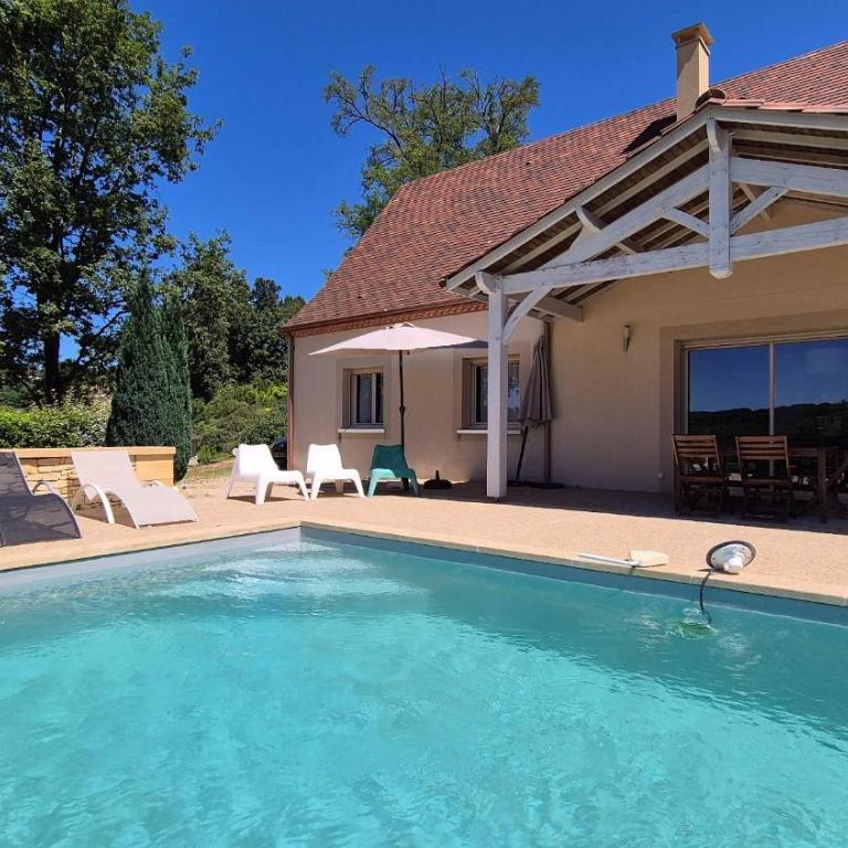 La Maison Odile à Sarlat avec piscine chauffée - Casa - 20