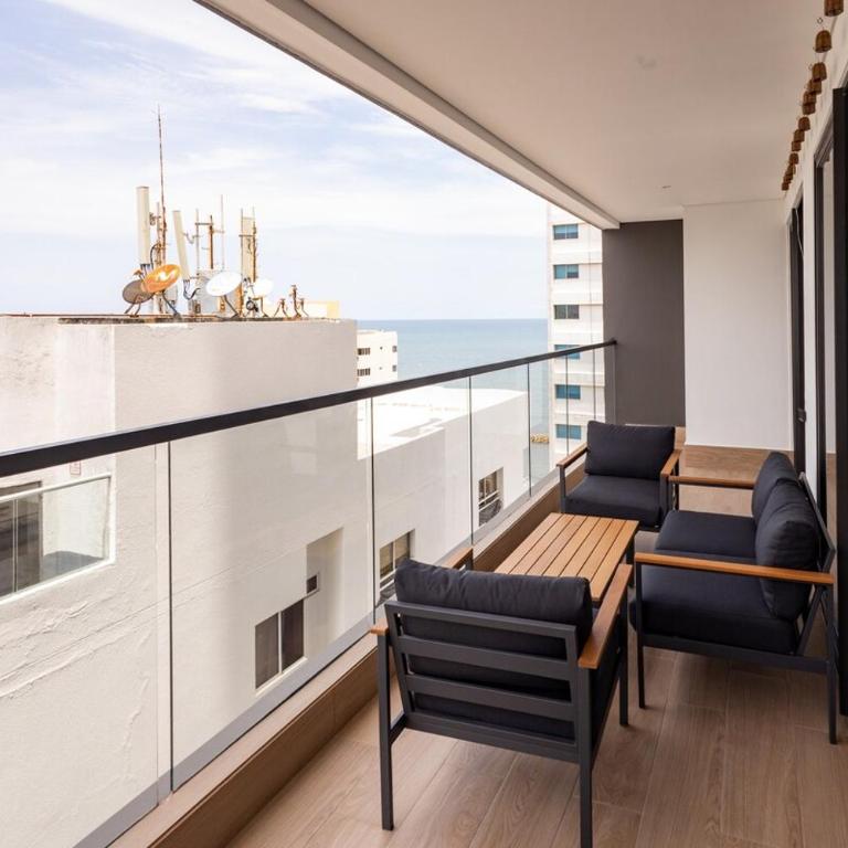 Loft cercano al Centro Histórico-Cartagena - One-Bedroom Apartment with Balcony - 16