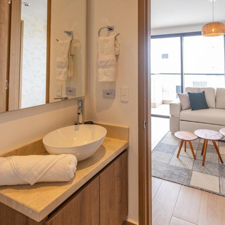 Loft cercano al Centro Histórico-Cartagena - One-Bedroom Apartment with Balcony - 19