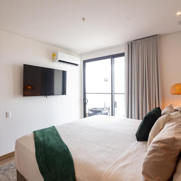 Loft cercano al Centro Histórico-Cartagena - One-Bedroom Apartment with Balcony - 58