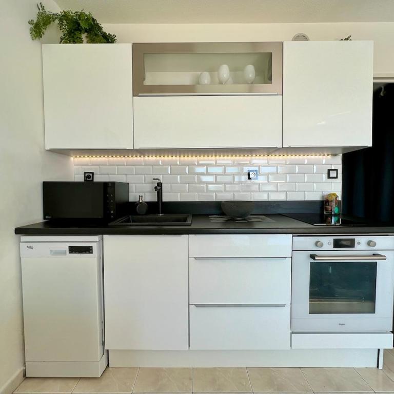 Studio classé 3 étoiles vue mer - terrasse et plage - Appartement - Vue sur Mer - 13