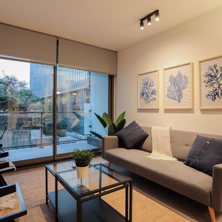 Riesco Suites by Andes STR - One-Bedroom Apartment with Balcony - Parking Included - 2