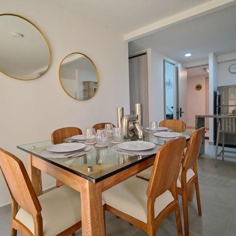 Apartamento en Cartagena elegante con piscina - Two-Bedroom Apartment - 20