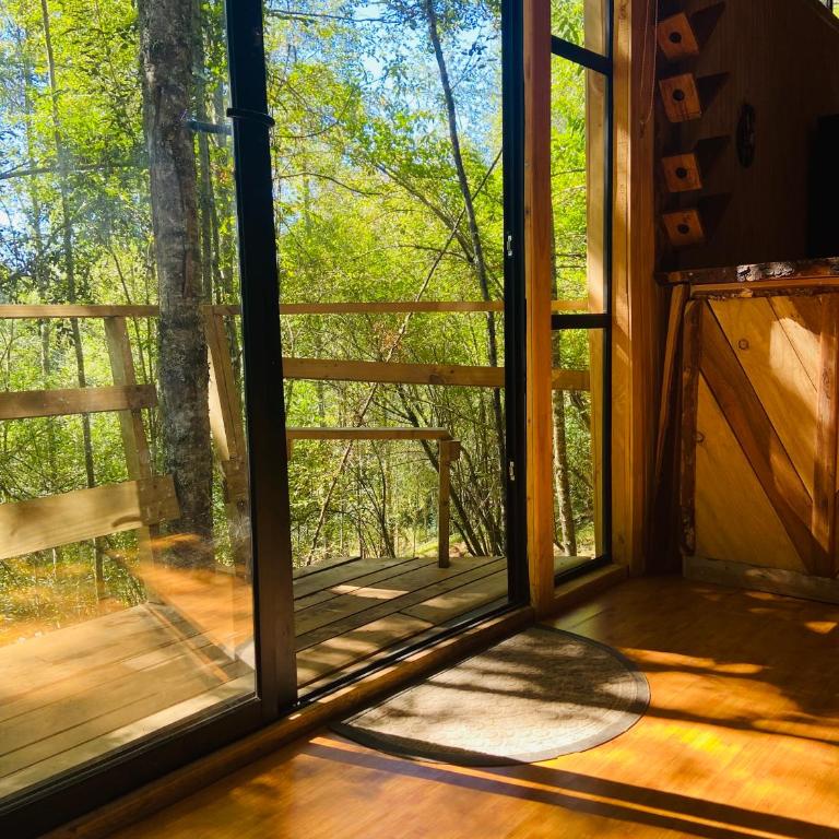Cabañas con Tinajas Mahuidas Panguipulli - Queen Room with Garden View - 7