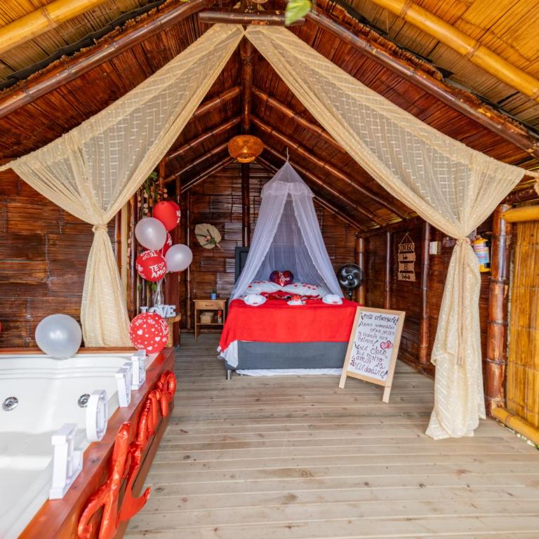 Glamping Mirador Santa Fe-Sopetran - Habitación Doble con vistas a la montaña - 14