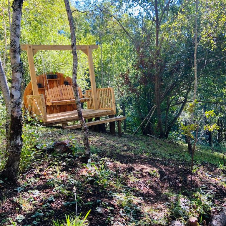 Cabañas con tinajas Mahuidas Panguipulli - Double Room with Garden View - 14
