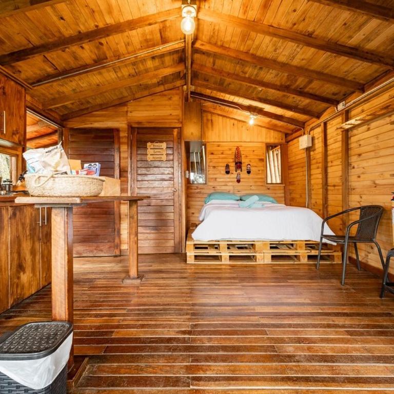 Cabaña en Medio del Bosque con Jacuzzi - Santa Elena - Habitación Doble - 2 camas - 1