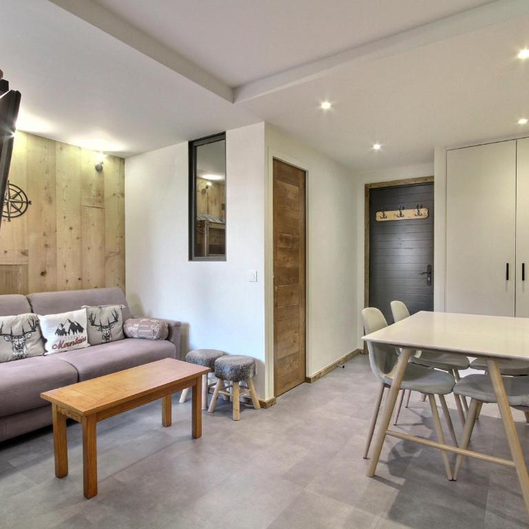Bel appartement rénové 2 pièces cabine, 4-5 pers, vue station, Wifi - FR-1-455-279 - Apartment - 6