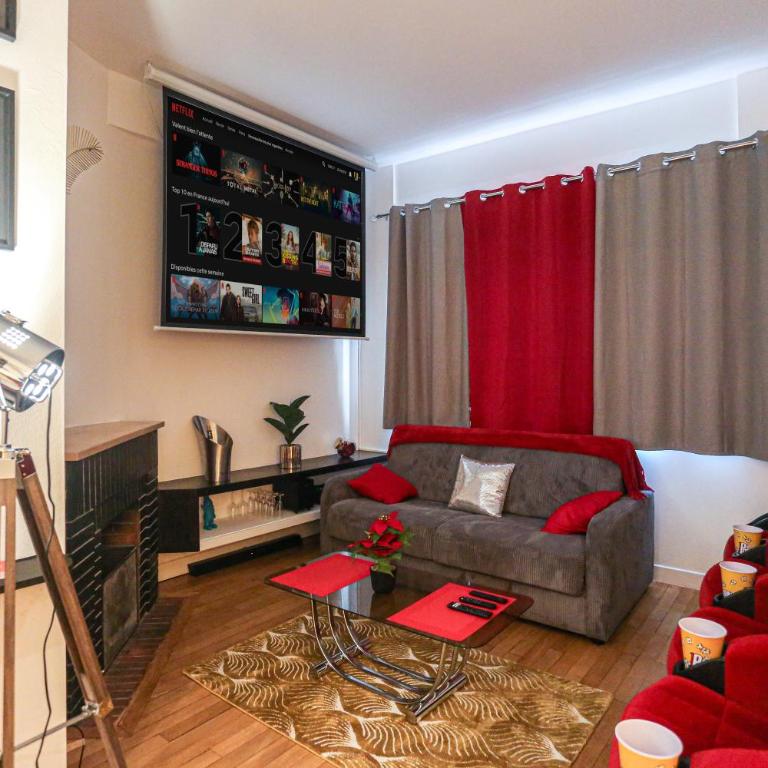 Appart Ciné Spa Amiens Cathédrale Parking Beffroi - Appartamento Familiare con 2 Camere da Letto - 1