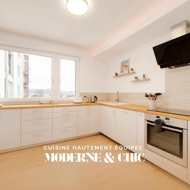 Magnifique appartement 6 personnes Gare de Nancy avec parking - Appartement 3 Chambres - 2