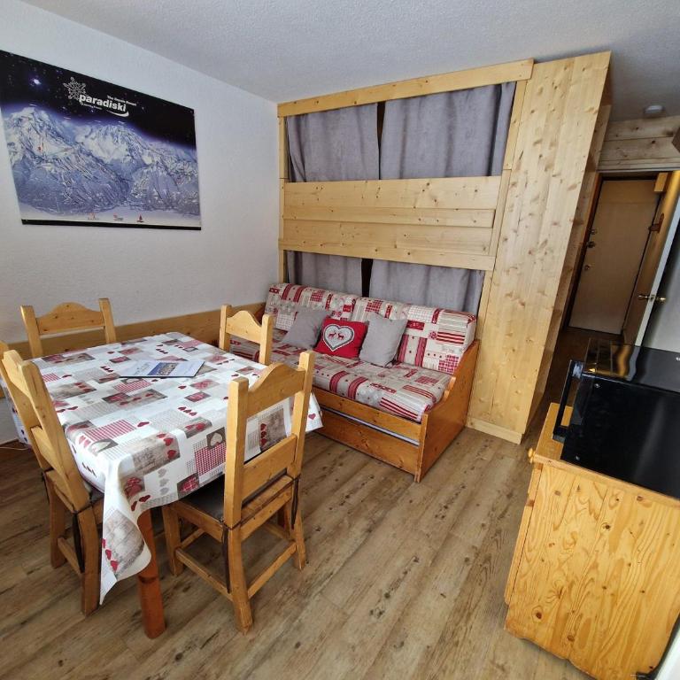 Studio lumineux 4 pers, accès direct pistes, balcon sud - Monolocale - 5