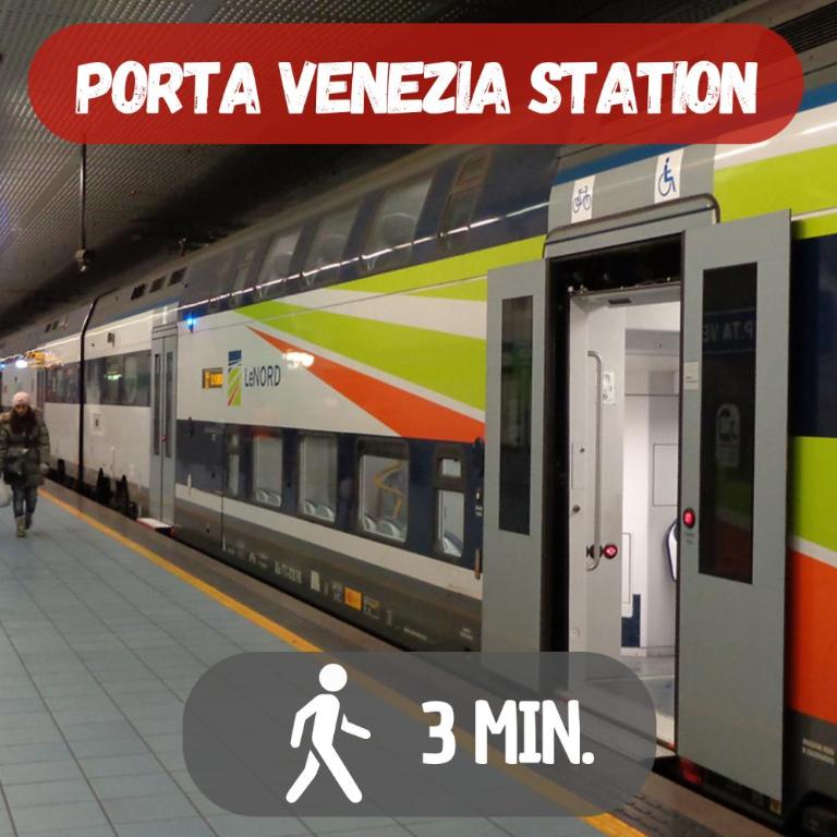 5 walk from Porta Venezia station, with 2 bedrooms - Appartamento con 2 Camere da Letto e Balcone - 27