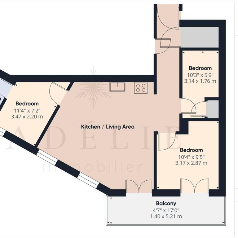 Appartement 4 Pièces au Centre de la Station, Proche Remontées Mécaniques, Parking et Balcon Est - FR-1-398-521 - Appartement (8 Adultes) - 13