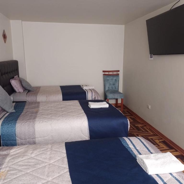 HOSTAL San Antonio inn - Triple Room with Private Bathroom - 4