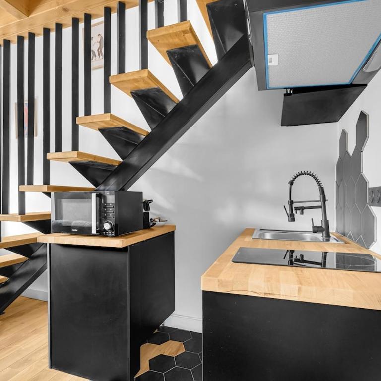 Charmant duplex hypercentre, métro, bureau - Appartamento con 1 Camera da Letto - 4