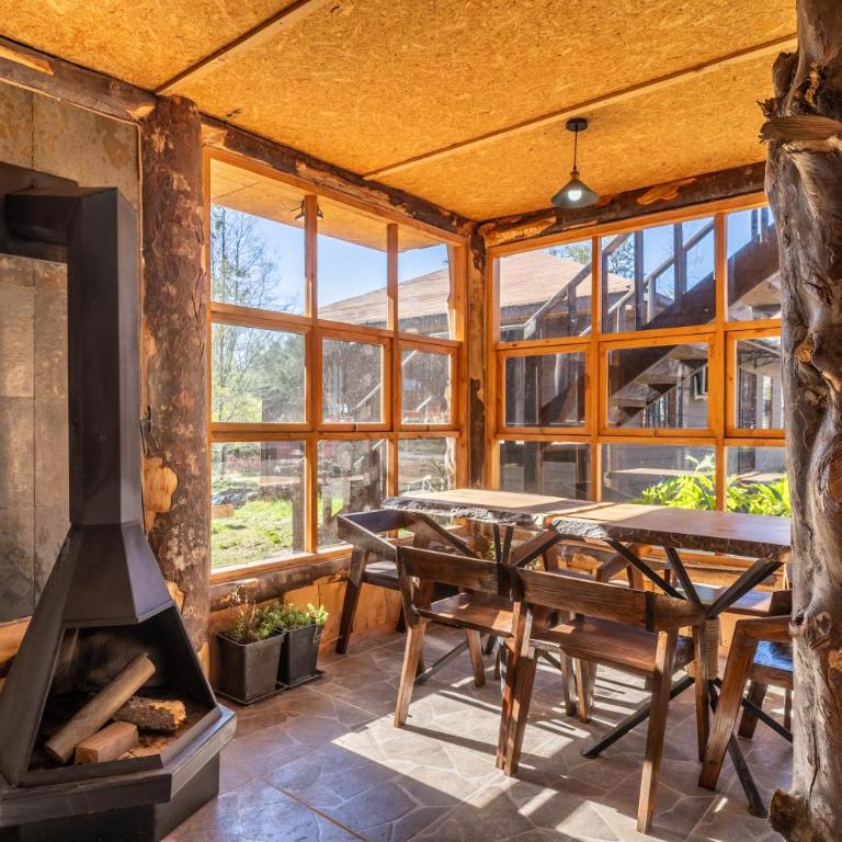 Pucón Rec-Lodge Cabaña Loro Tricahue - Two-Bedroom House - 51