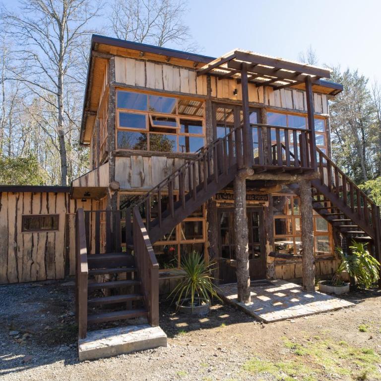 Pucón Rec-Lodge Cabaña Loro Tricahue - Two-Bedroom House - 57
