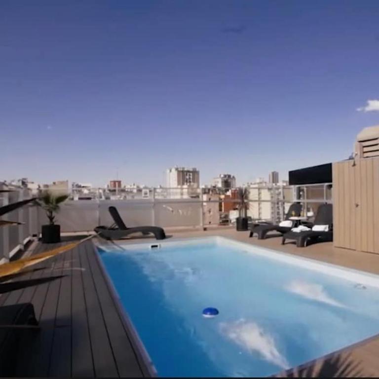 Excelente apartamento en edificio con amenities Frente Abasto Shopping y calle Carlos Gardel - Studio Apartment with Balcony - 1