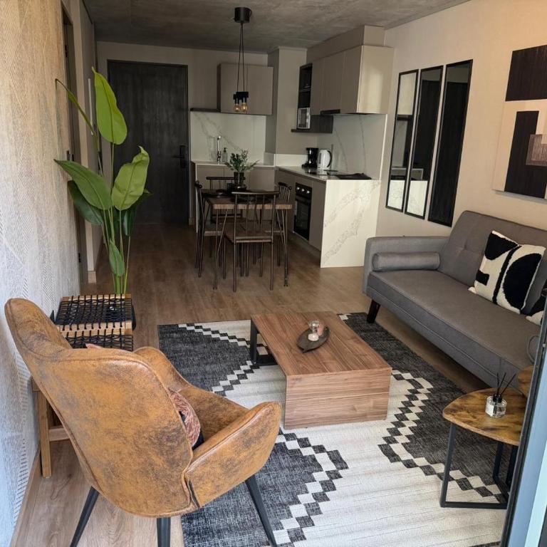 Modern Apt with Terrace and Gym Steps to Metro & Parque Bustamante - Apartment with Terrace - 8