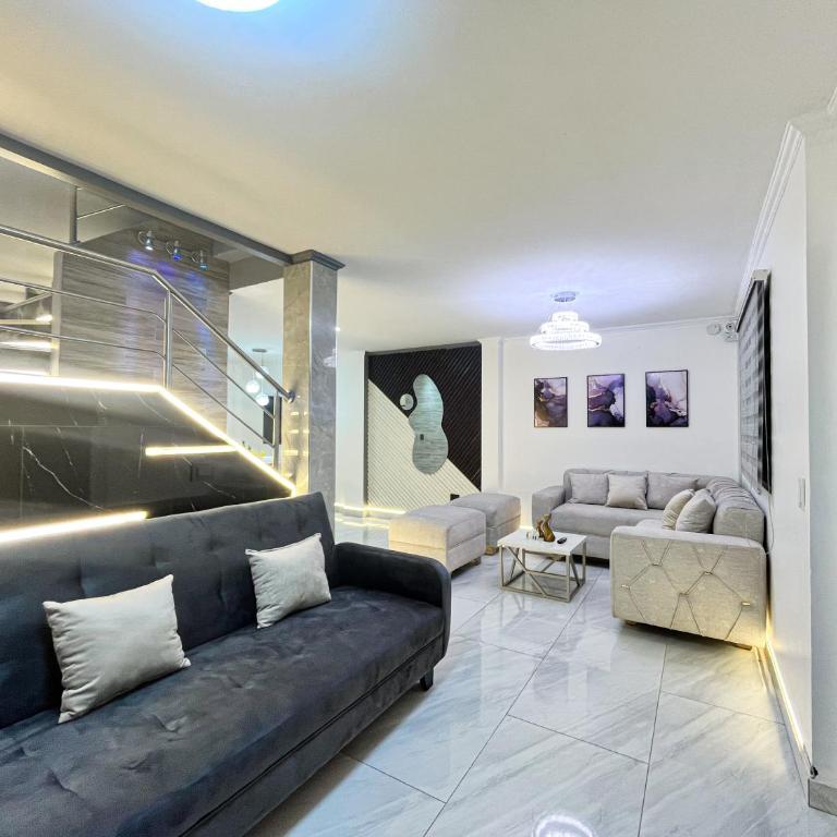Villa con piscina privada y BBQ, 3 habitaciones, 5 camas, seguridad 24-7 - Three-Bedroom Villa - 53