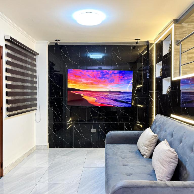 Villa con piscina privada y BBQ, 3 habitaciones, 5 camas, seguridad 24-7 - Three-Bedroom Villa - 46