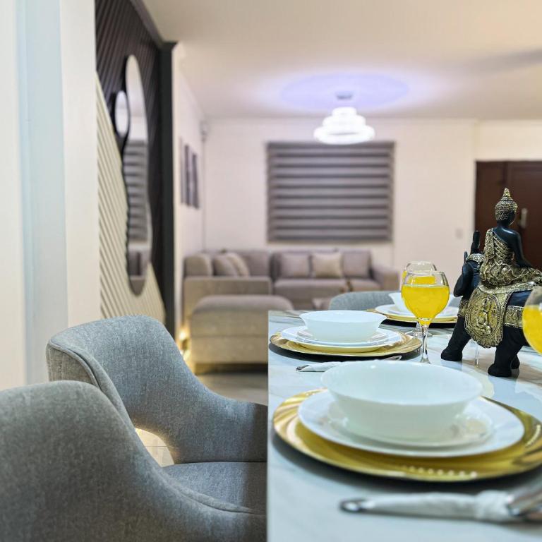 Villa con piscina privada y BBQ, 3 habitaciones, 5 camas, seguridad 24-7 - Three-Bedroom Villa - 50