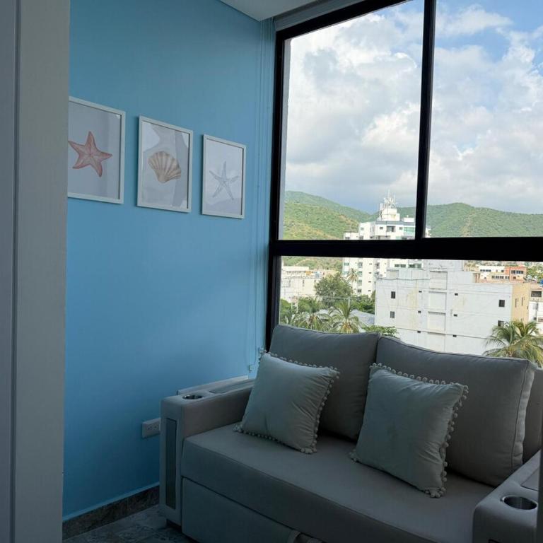 Suite Blue - Rodadero Sur - Two-Bedroom Apartment - 11