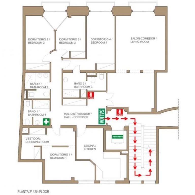 Bright Luxury apt. Puerta del Sol - Madrid - Apartamento - 38
