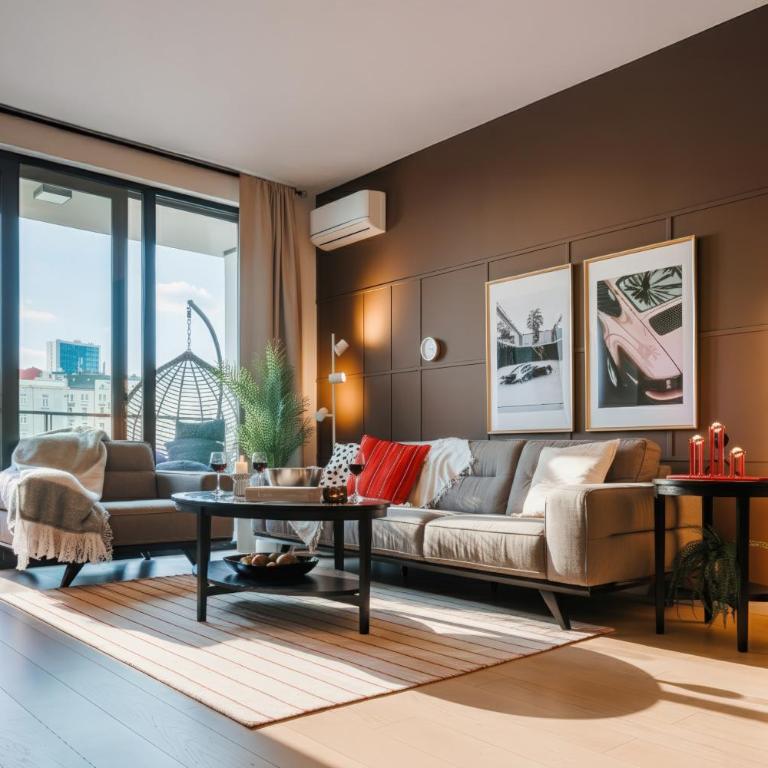 WF Timeless Residence with Terrace & Foosball - Two-Bedroom Deluxe Apartment with Balcony - 12