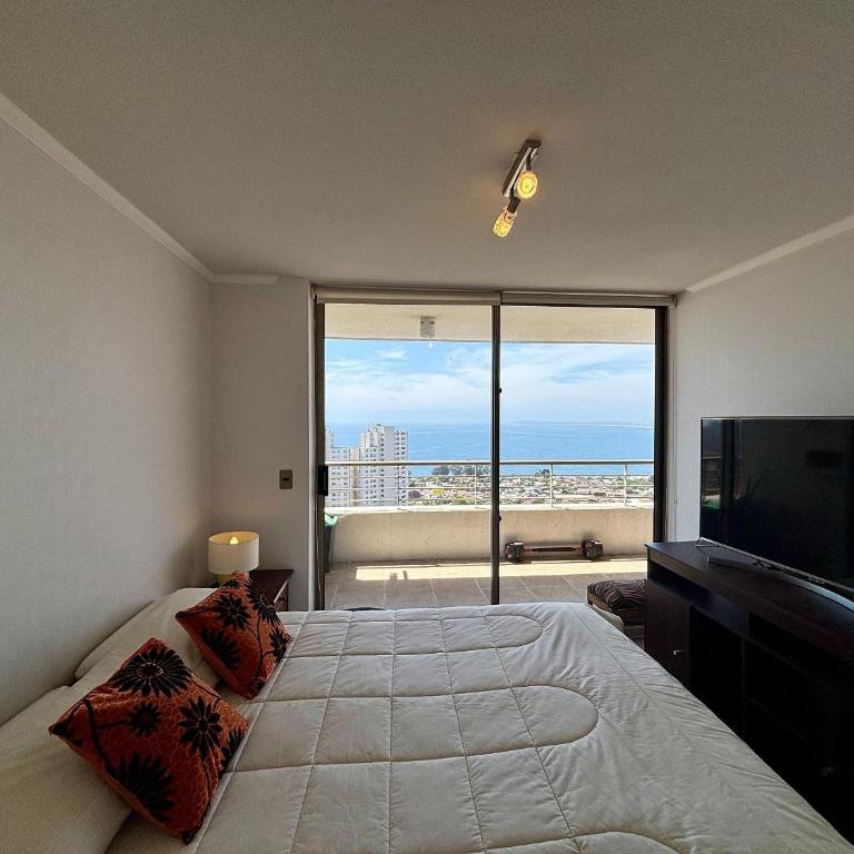 Beautiful view towards the sea and Concón - Apartment - 4