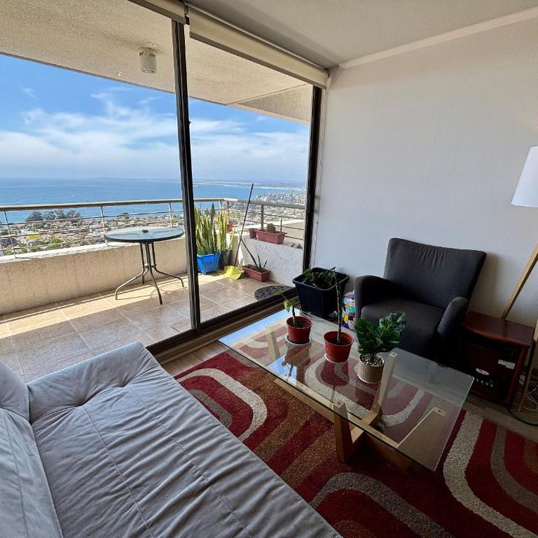 Beautiful view towards the sea and Concón - Apartment - 13