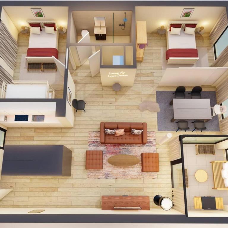 Mountain View Luxury Apartment at Interlaken West Station with Balcony, AC and BBQ - Apartment - 23