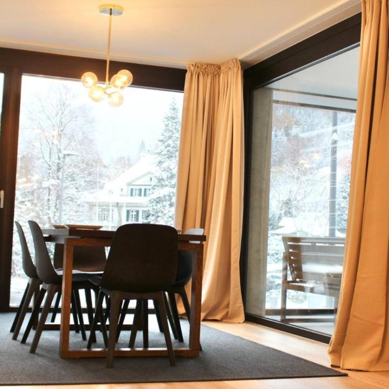 Mountain View Luxury Apartment at Interlaken West Station with Balcony, AC and BBQ - Apartment - 47