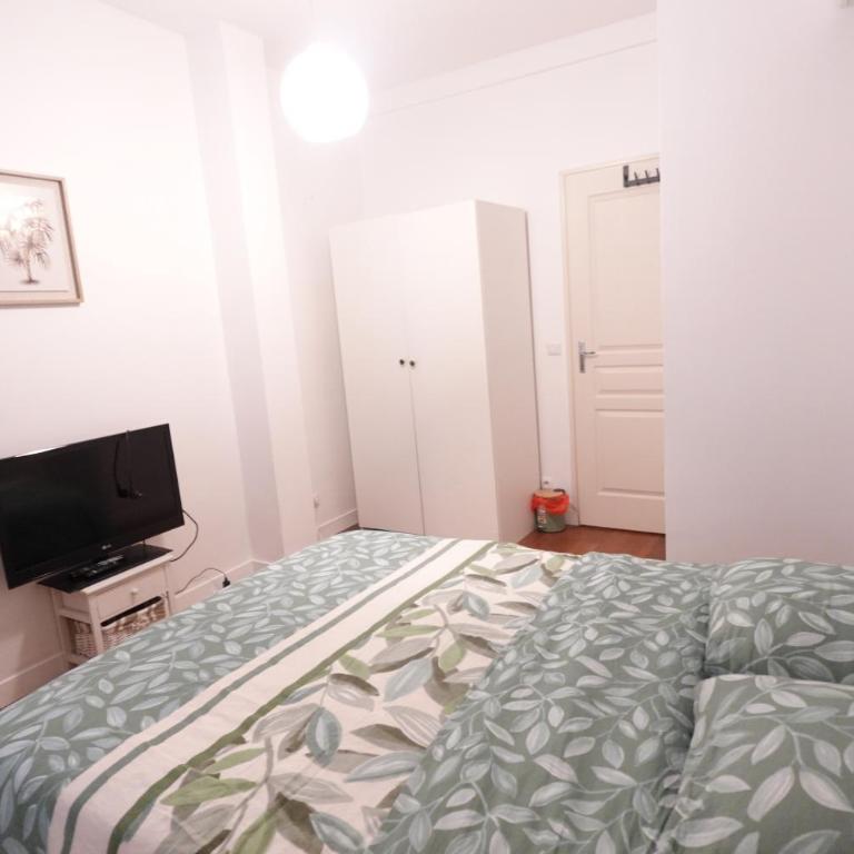Comfort Parisian Room and Sofa Bed 1 min to Metro M4 & T3A Paris Chambre chez Habitant - Chambre Double - 1