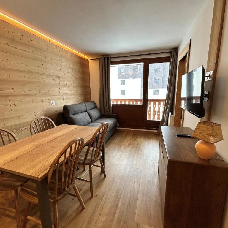 Studio cabine rénové au pied des pistes avec balcon à Tignes - FR-1-502-577 - Monolocale - 4