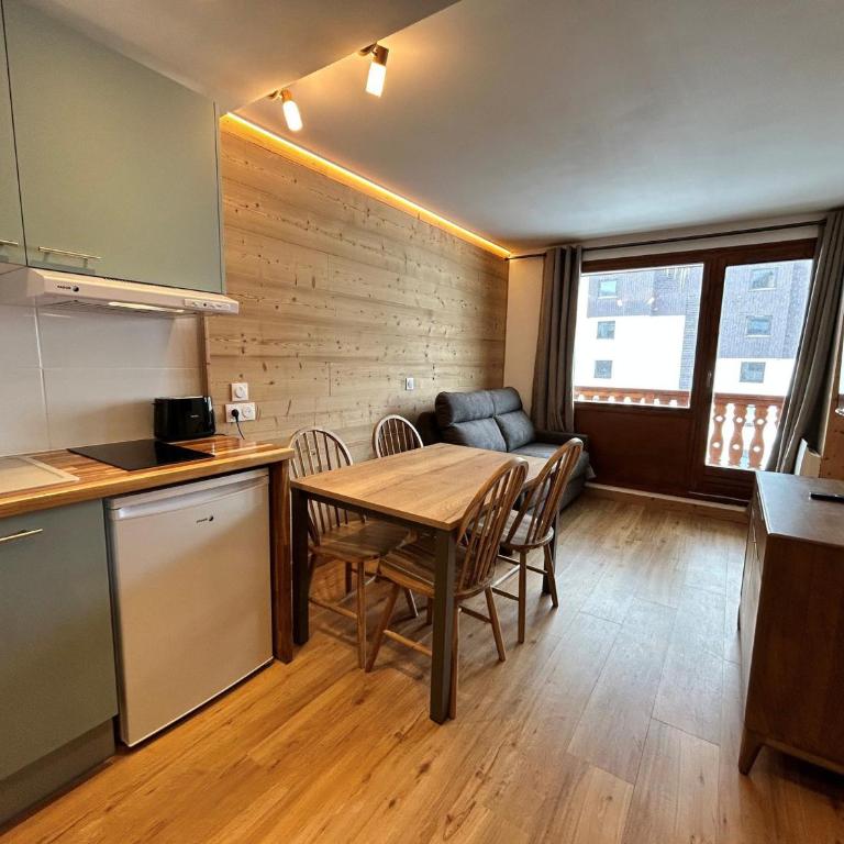 Studio cabine rénové au pied des pistes avec balcon à Tignes - FR-1-502-577 - Monolocale - 8