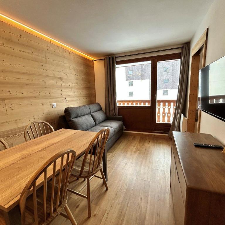 Studio cabine rénové au pied des pistes avec balcon à Tignes - FR-1-502-577 - Monolocale - 14