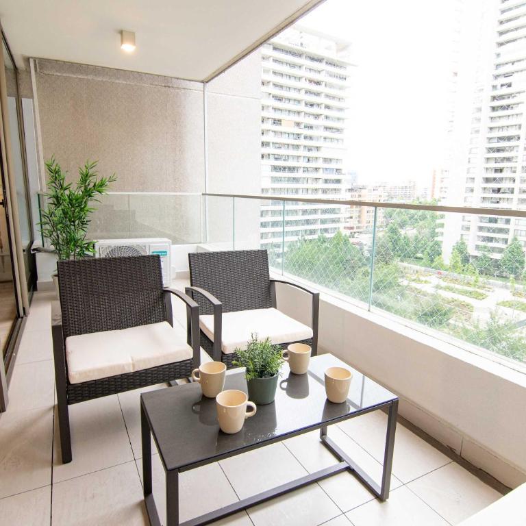 HOM ELITE l Mall Parque Arauco l AireAcond l Parking - Apartment - 10