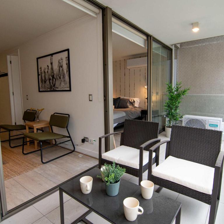 HOM ELITE l Mall Parque Arauco l AireAcond l Parking - Apartment - 2