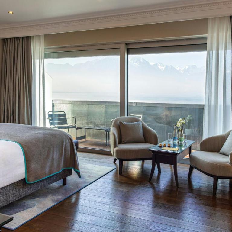 Grand Hotel Suisse Majestic, Autograph Collection - Executive Junior Suite mit Queensize-Bett und Seeblick - 3