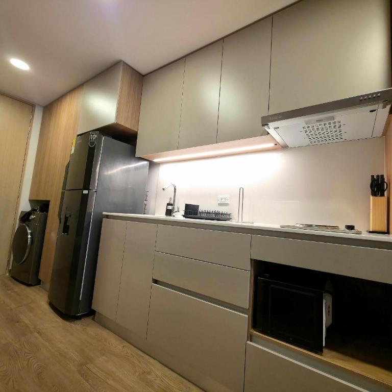 AH/Executive loft with 500 Mb wifi, Usaquén - Apartamento de 1 dormitorio con vistas al jardín - 16