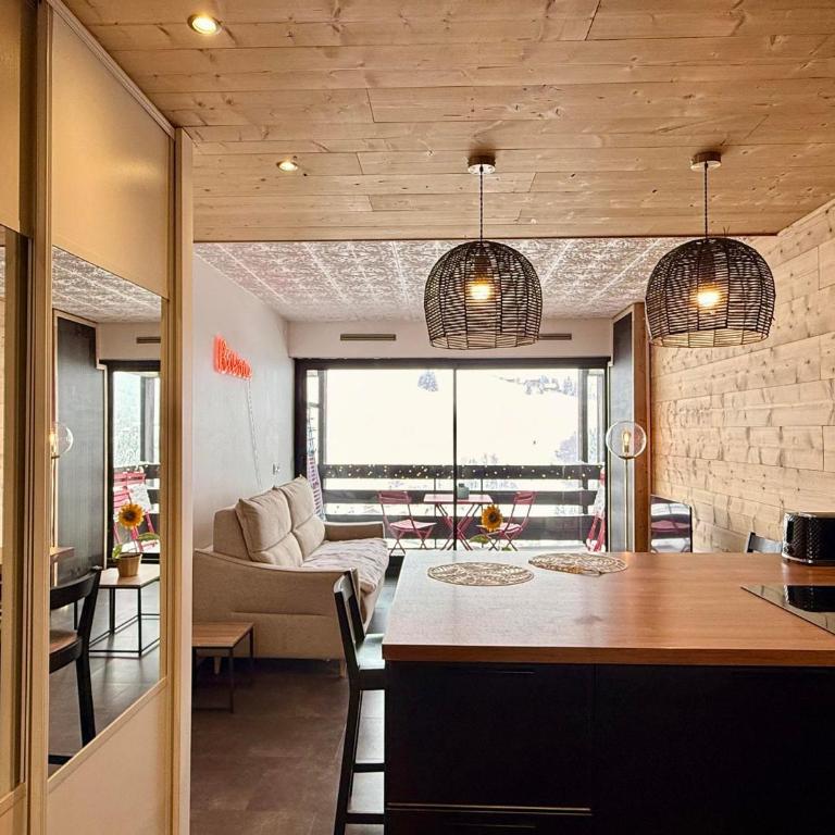 La Clusaz - Studio rénové 4 pers - Vue superbe - FR-1-437-17 - Estudio - 1