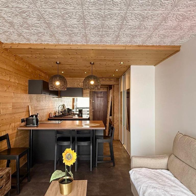 La Clusaz - Studio rénové 4 pers - Vue superbe - FR-1-437-17 - Estudio - 7