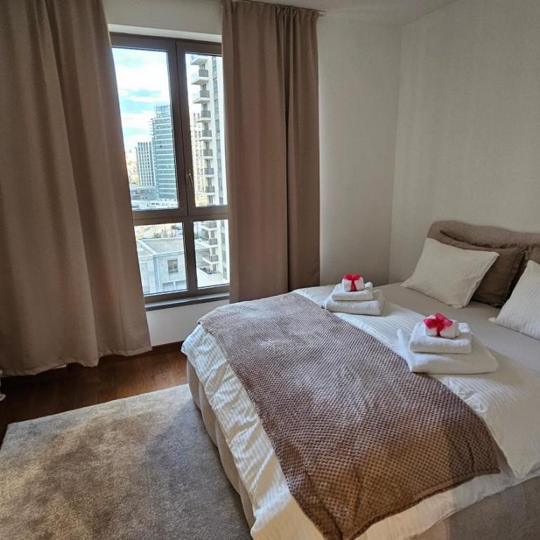 Downtown Belgrade Hostel and Apartments - Apartman sa 1 Spavaćom Sobom, Balkonom i Pogledom na Grad - 1