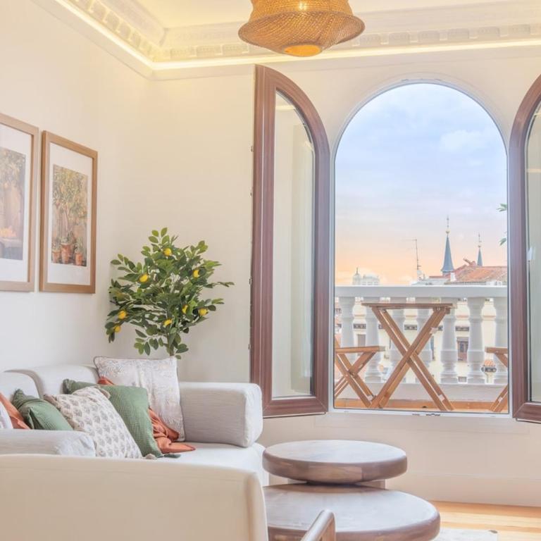 PSM87 Ático de lujo y luminoso con extraordinaria Terraza en el Centro de Madrid - Two-Bedroom Apartment with Terrace - 1