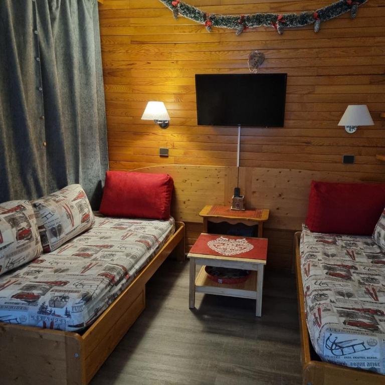 Appartement ski aux pieds, 4 pers, balcon, animaux admis - Studio - 1