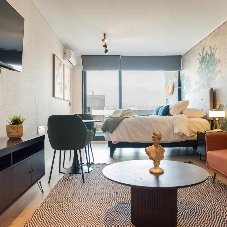 Chic Urban Retreat Studio for 3 in Las Condes - Apartment - 4