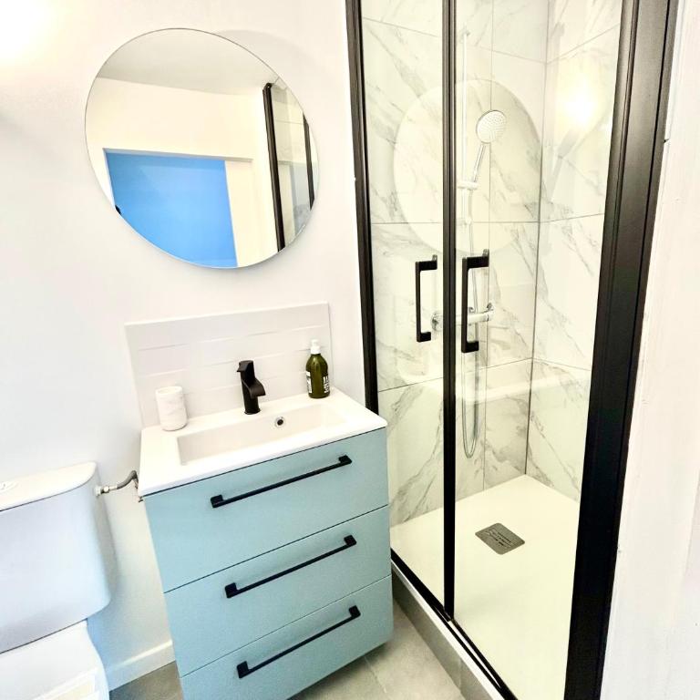 T2 Duplex climatisé Suite et canapé-lit Aix centre - Appartement 1 Chambre - 7